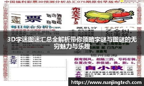 3D字迷图迷汇总全解析带你领略字谜与图谜的无穷魅力与乐趣